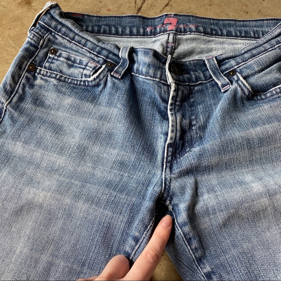 7FAM Bootcut Jeans 7 For All Mankind Denim Boot Cut Women’s 28 - Picture 10 of 10